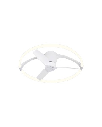 NEPAL MINI * VENTILADOR BLANCO LED CON MANDO